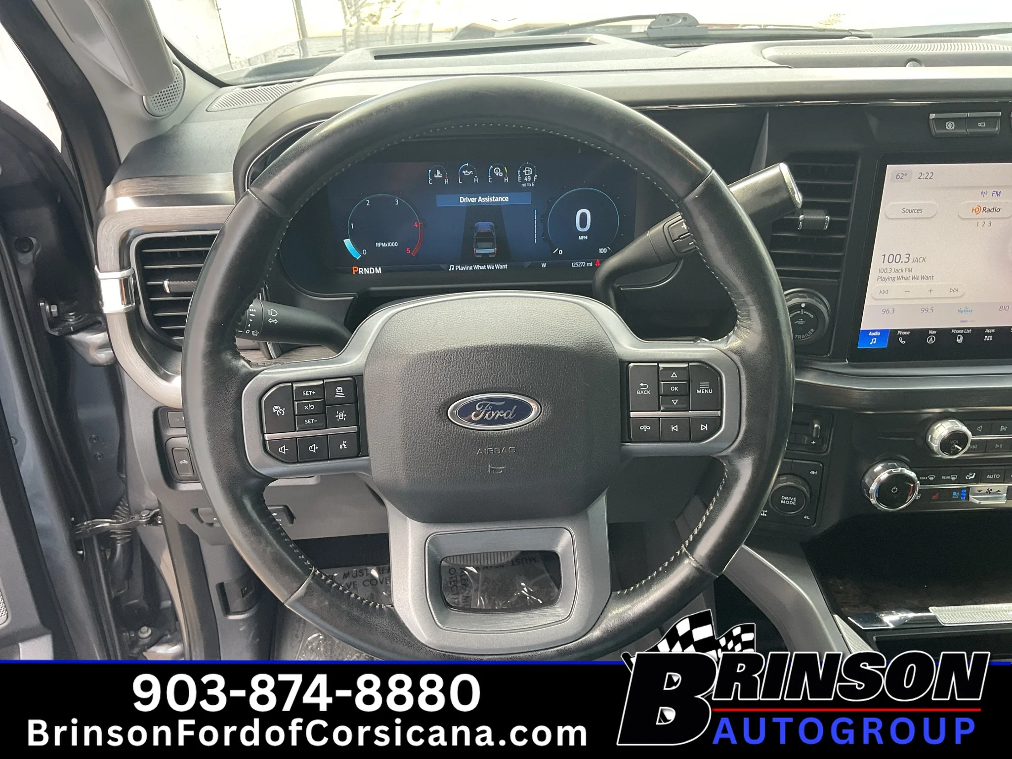 Used 2024 Carbonized Gray Metallic Ford LARIAT image 32