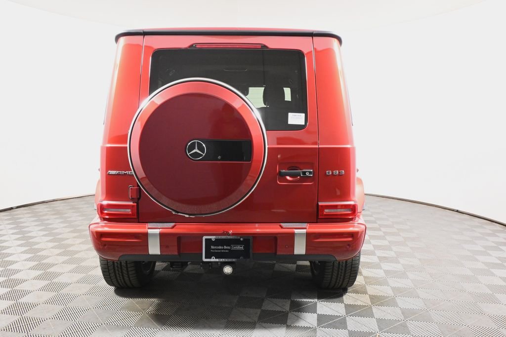 Certified Used 2025 MANUFAKTUR Cardinal Red Metallic Mercedes-Benz G 63 AMG® image 6