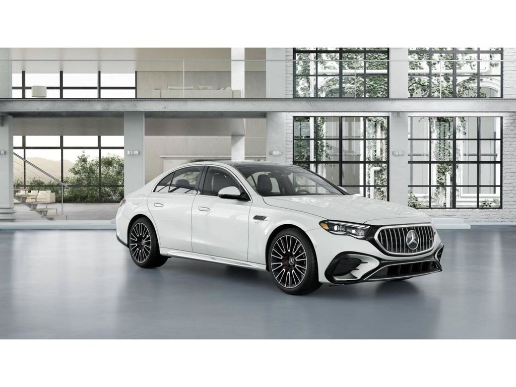 New 2027 MANUFAKTUR Moonlight White Metallic Mercedes-Benz AMG® E 53 Hybrid Sedan image 11