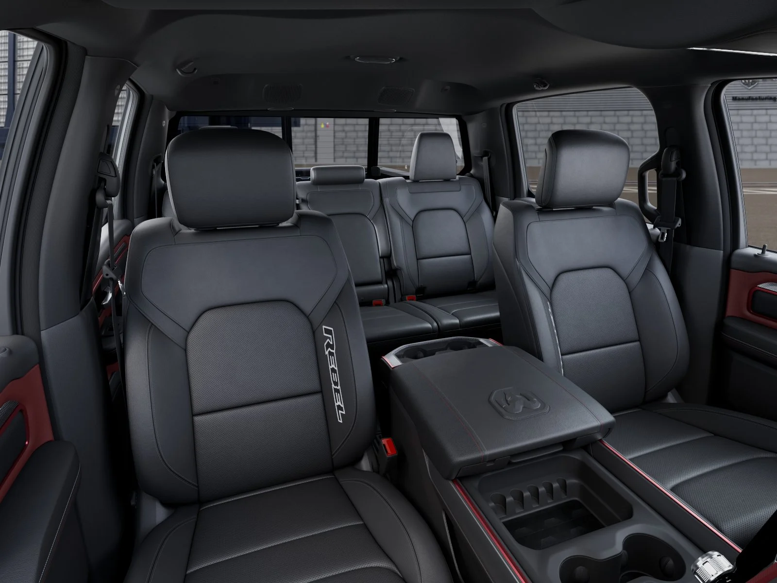 New 2026 Diamond Black Crystal Pearl-Coat Exterior Paint RAM Rebel image 9