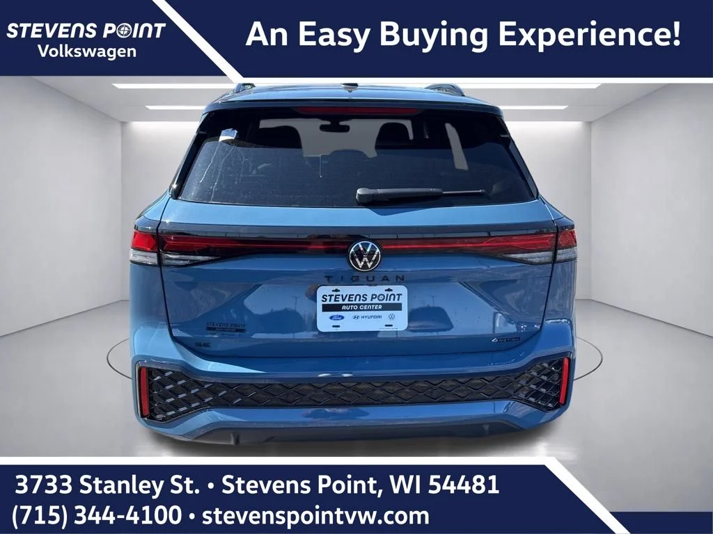 New 2026 Monterey Blue with Deep Black Roof Volkswagen 2.0T SE R-Line Black image 4
