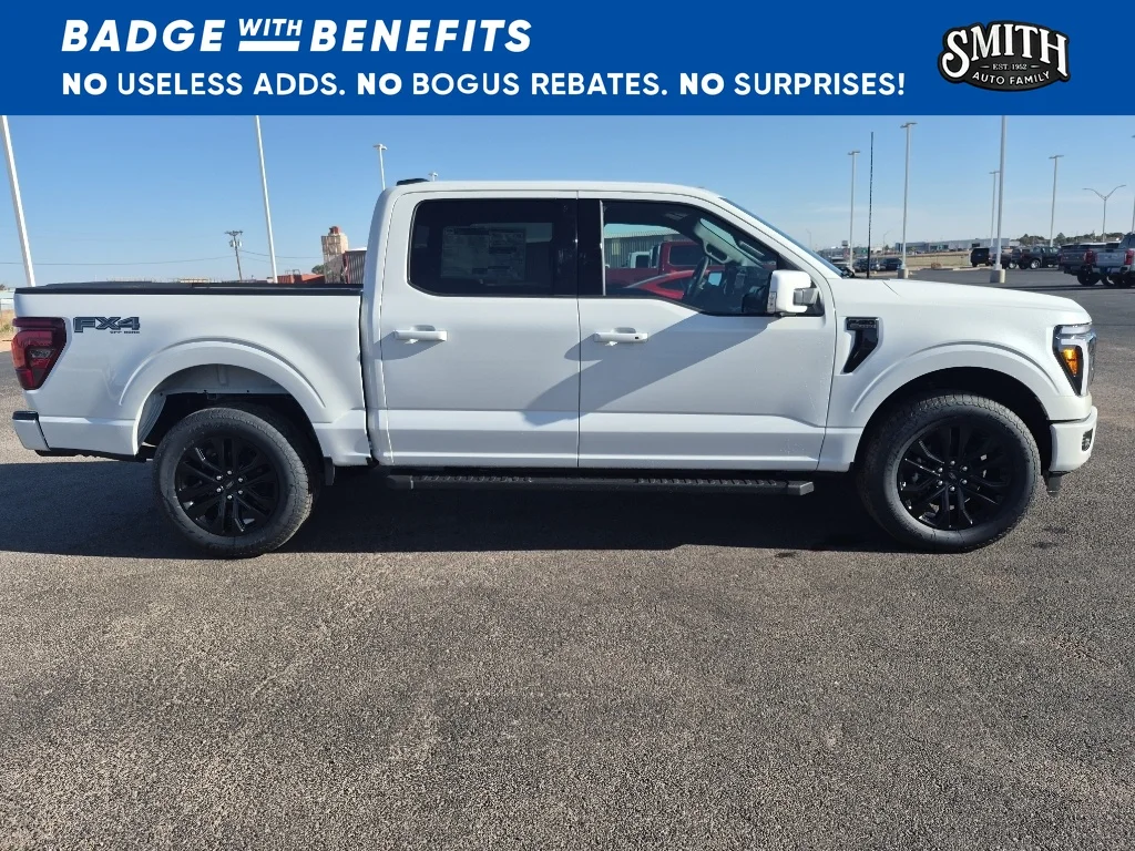 New 2026 Star White Metallic Tri-Coat Ford Lariat® image 7