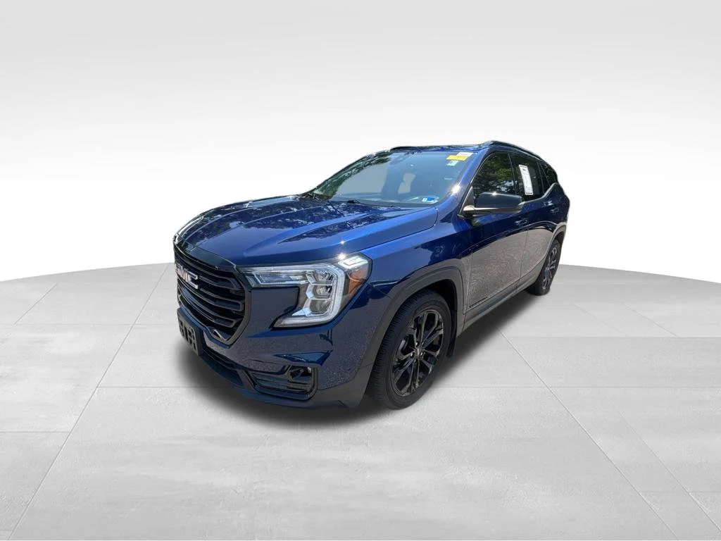 Used 2022 Blue GMC SLT image 2