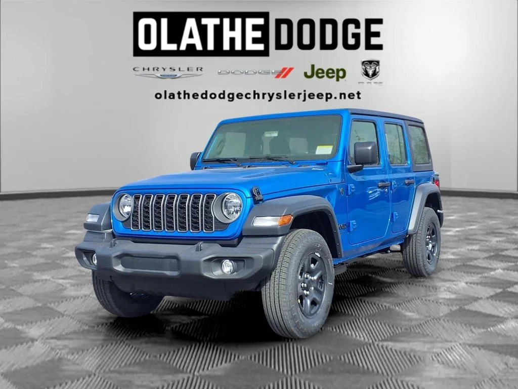 New 2026 Hydro Blue Pearl-Coat Exterior Paint Jeep Sport image 1