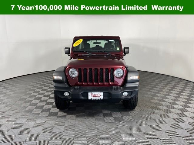 Used 2022 Red Jeep Unlimited Sport image 2