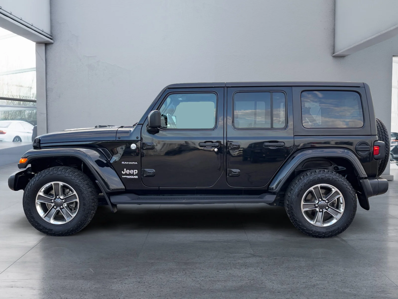 Used 2018 Black Jeep Sahara image 2