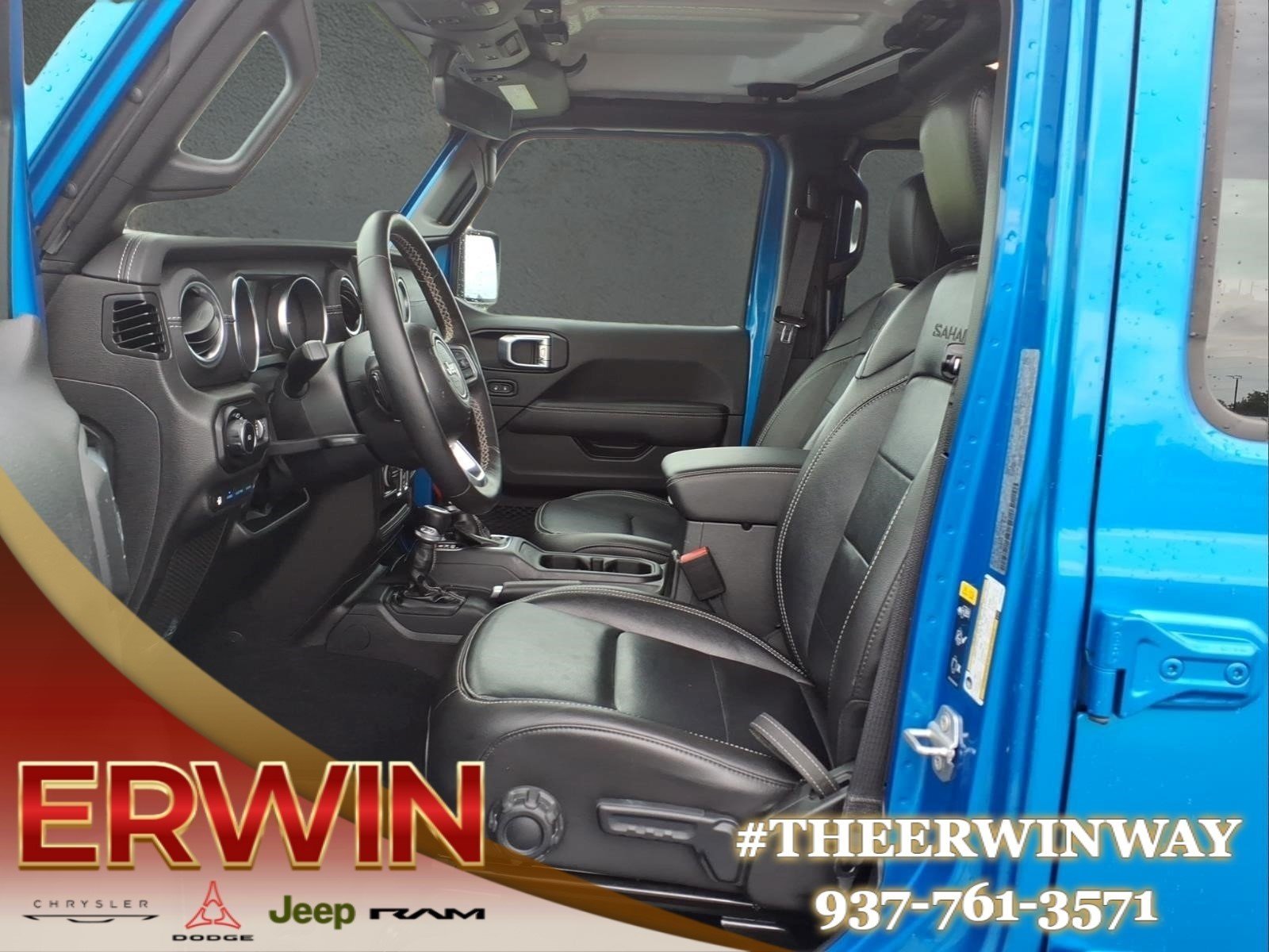 Certified Used 2023 Blue Jeep Sahara 4xe image 13