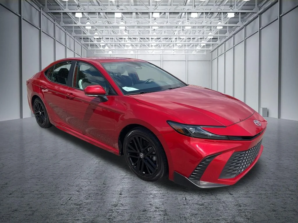 Used 2025 Red Toyota SE image 8