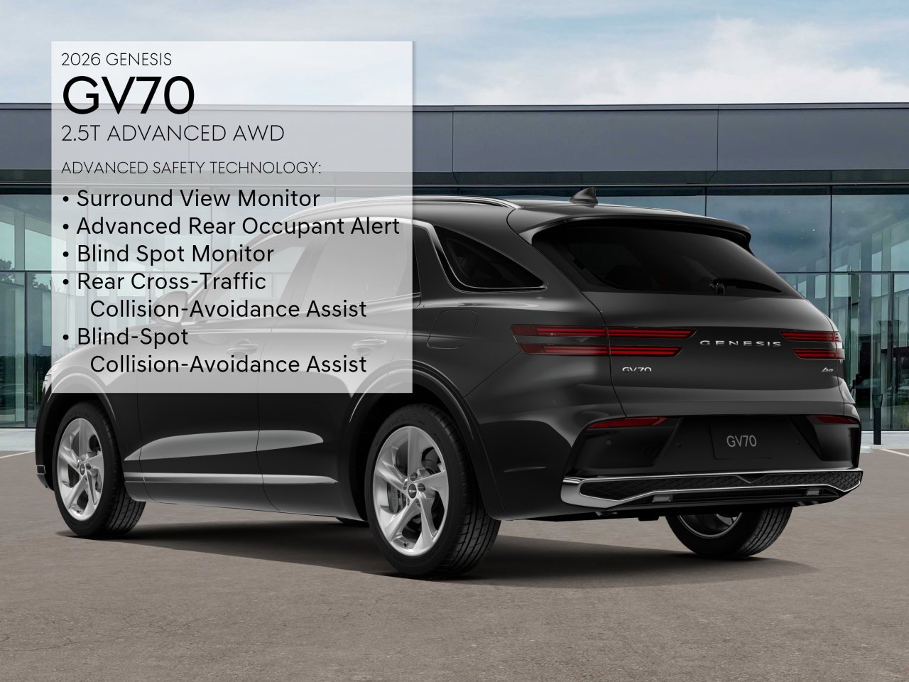 New 2026 Black Genesis 2.5T ADVANCED image 7