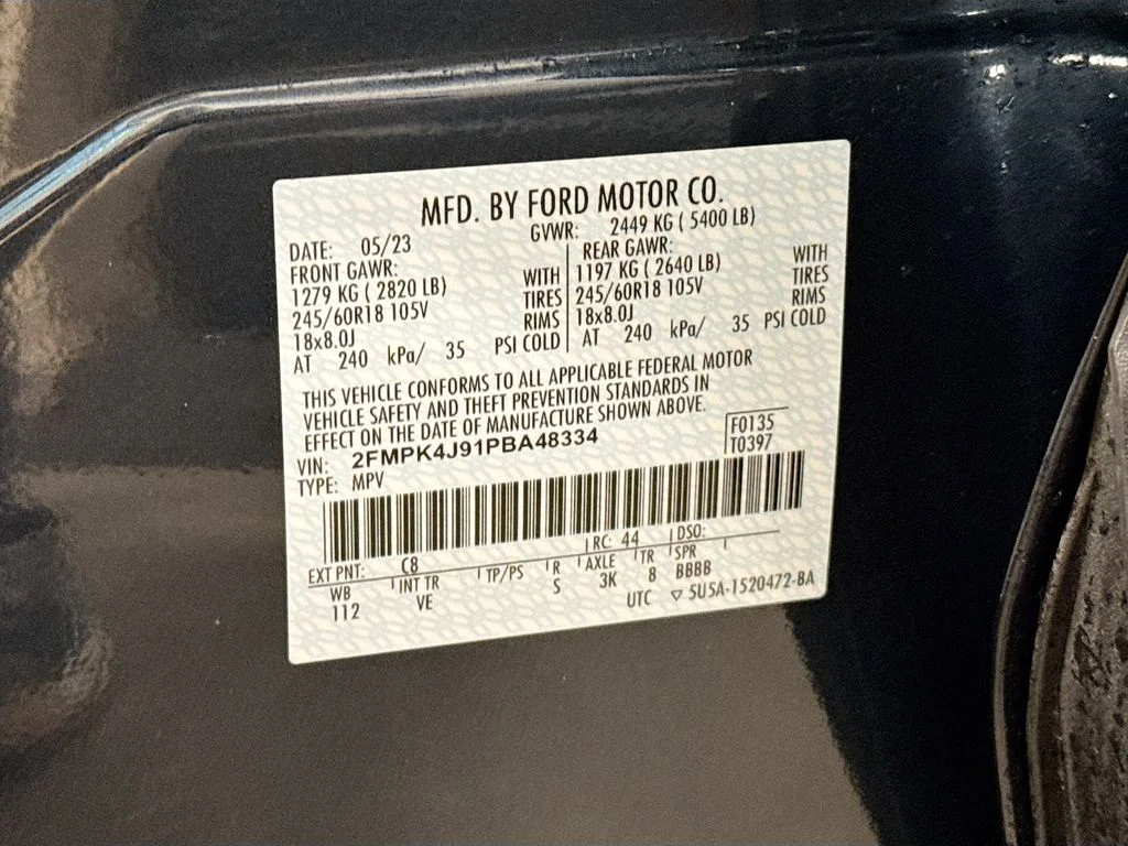 Certified Used 2023 Blue Metallic Ford SEL image 22