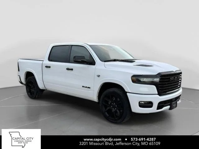 New 2026 Bright White Clear-Coat Exterior Paint RAM Laramie image 1