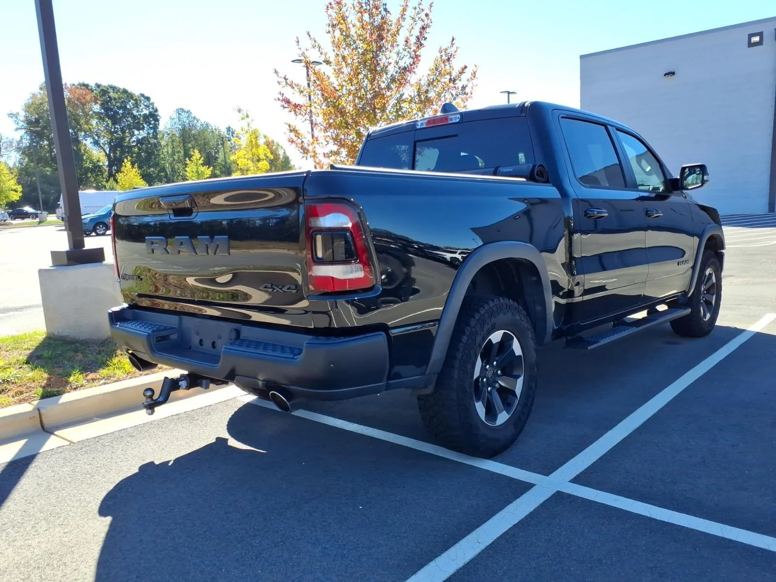 Used 2020 Diamond Black Crystal Pearlcoat Ram Rebel image 11