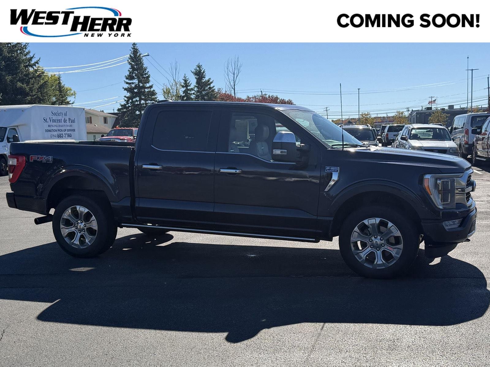 Used 2023 Antimatter Blue Ford Platinum image 1
