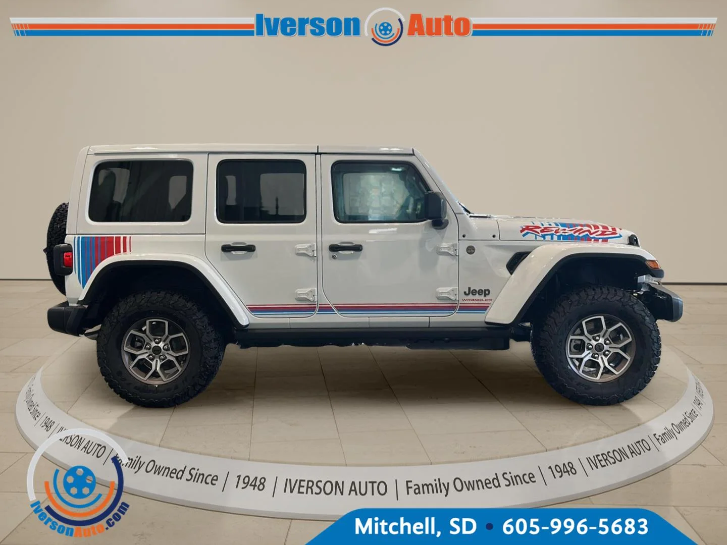 New 2027 Bright White Clear-Coat Paint Jeep REWIND 4 DOOR 4X4 image 8