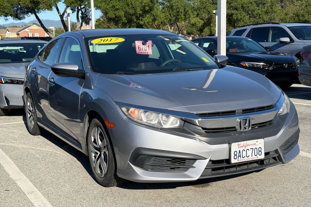 Used 2017 Lunar Silver Metallic Honda LX image 1