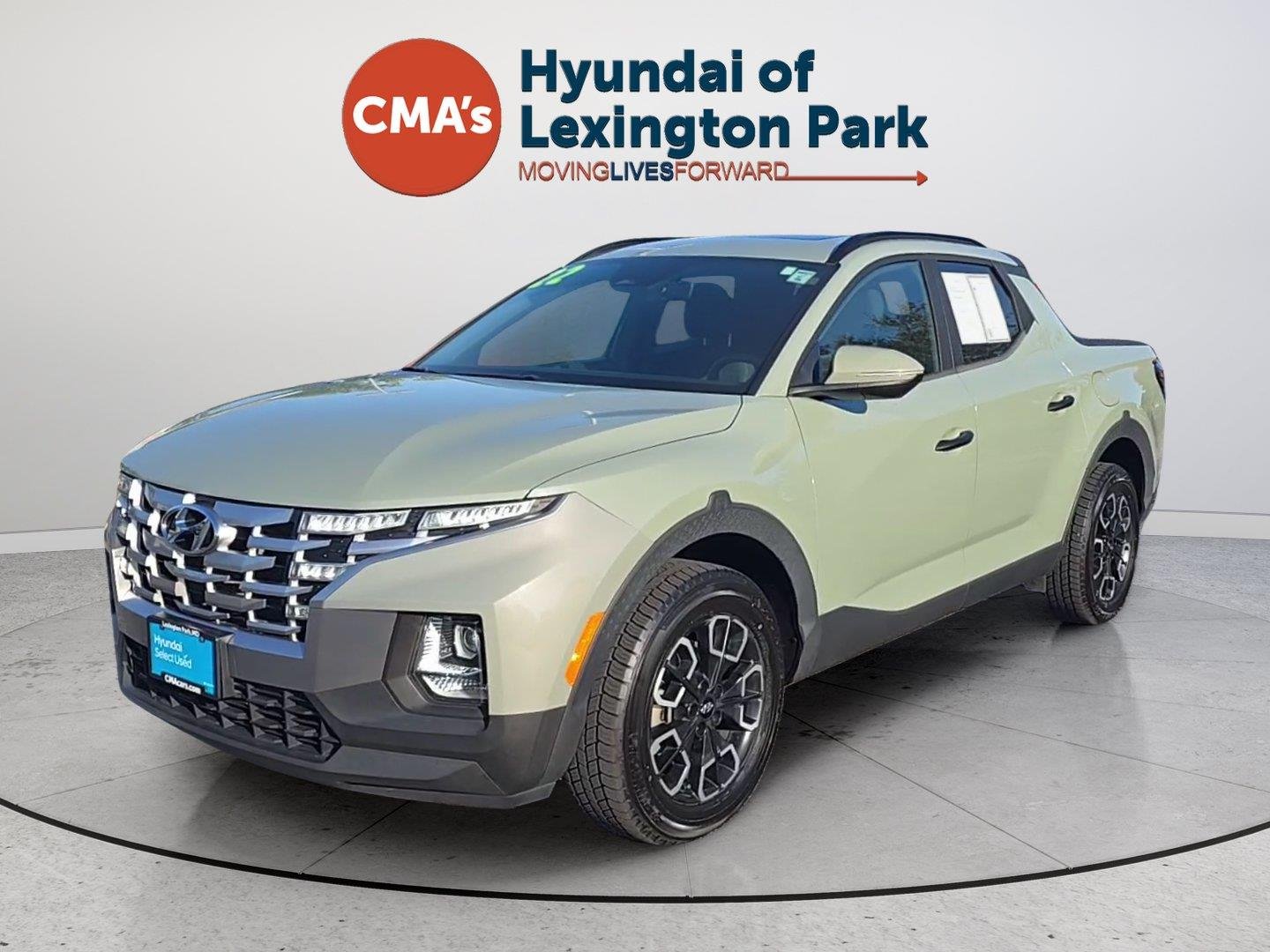 Used 2022 Sage Gray Hyundai SEL image 1