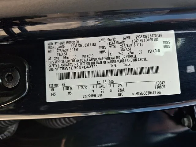 Used 2022 Blue Ford XLT image 27