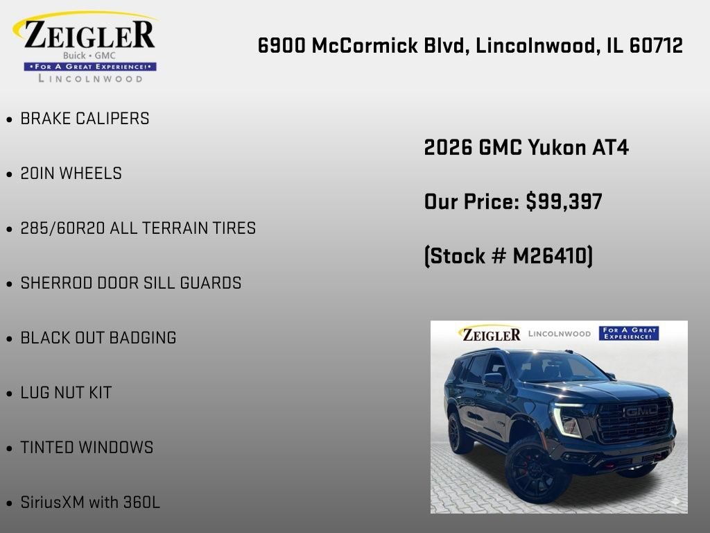 New 2026 Onyx Black GMC AT4 image 18