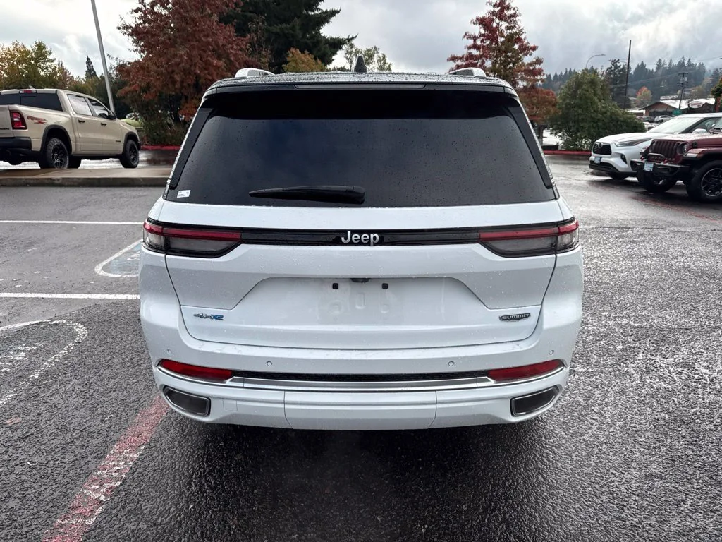 Used 2023 Bright White Clearcoat Jeep Summit 4xe image 9
