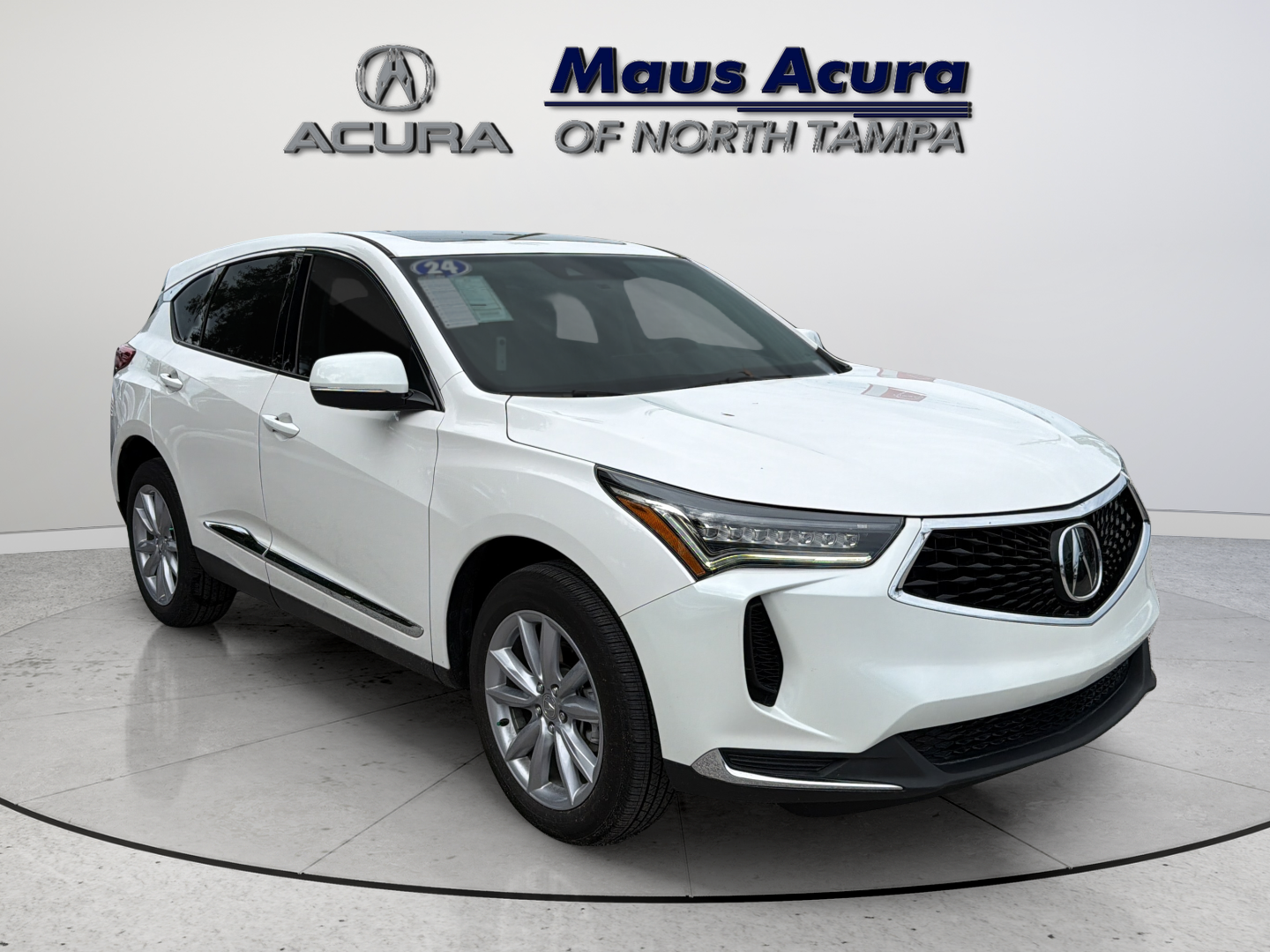 Used 2024 Platinum White Pearl Acura Base image 1