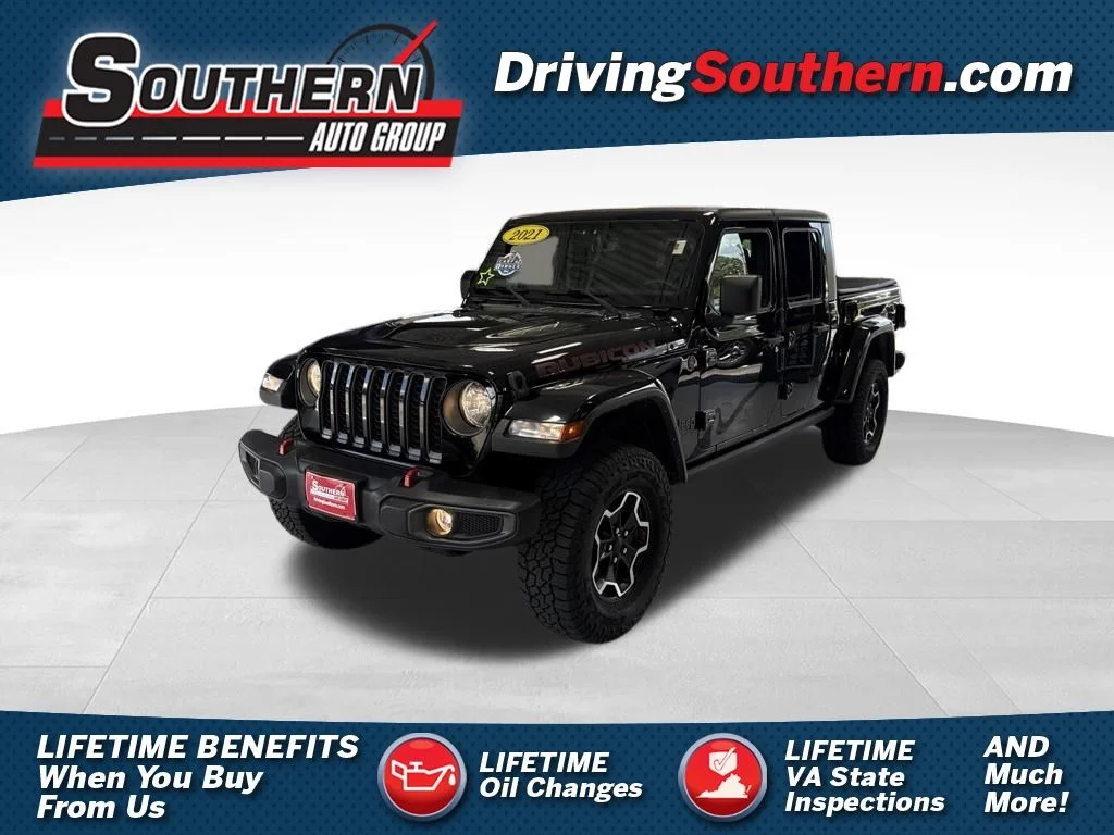 Used 2021 Black Jeep Rubicon image 1
