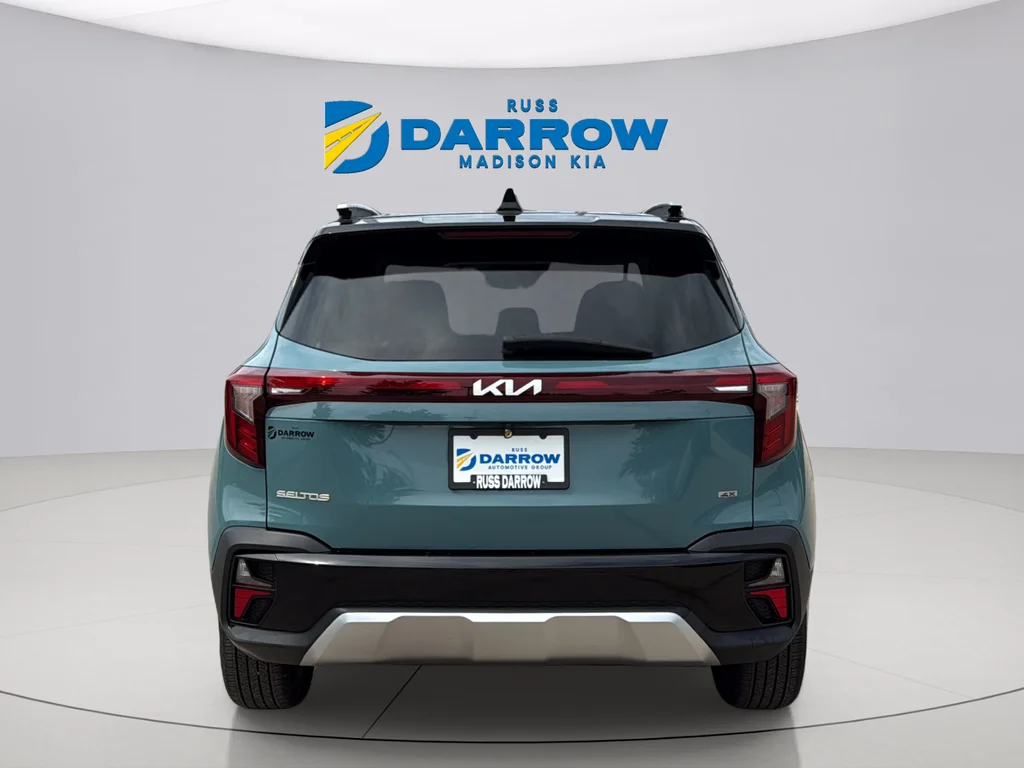 Used 2024 Pluton Blue/Black Roof Kia S image 4