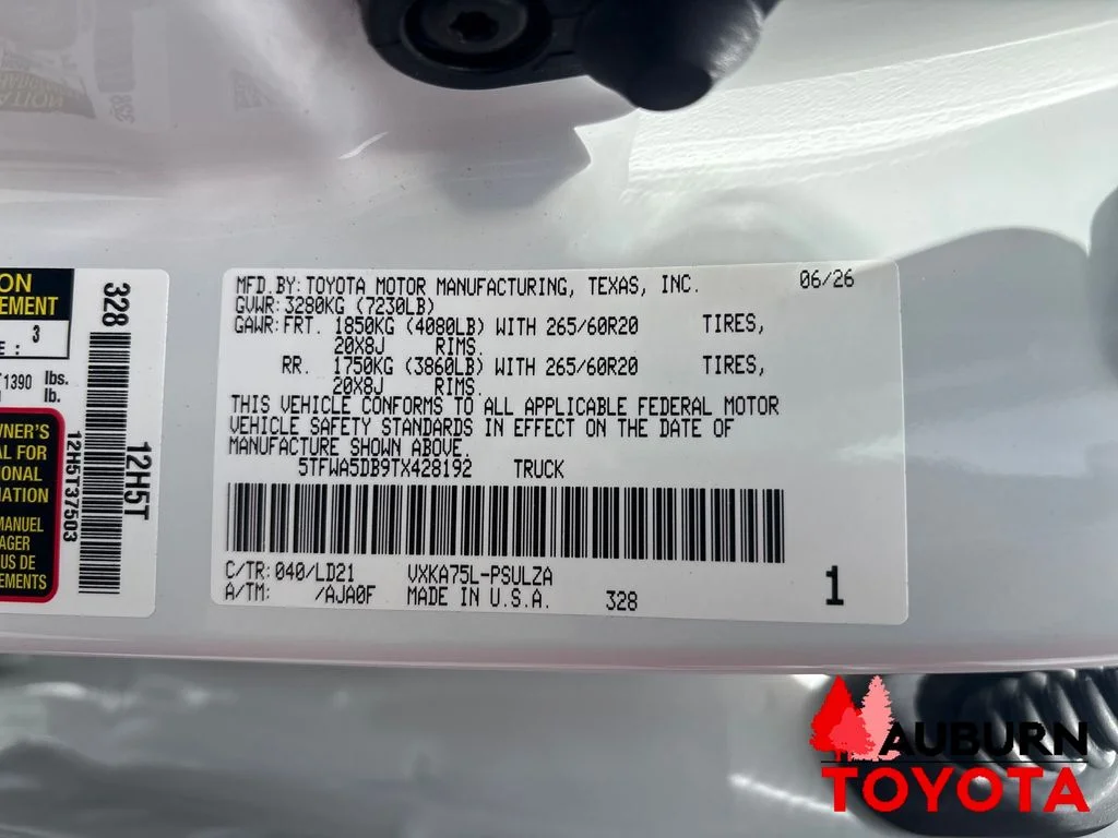 New 2026 Ice Cap Toyota  Limited image 28