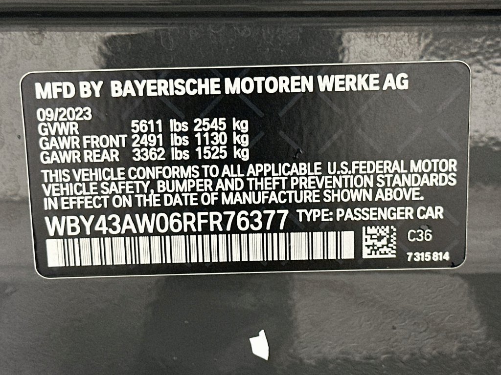 Certified Used 2024 Dravit Grey Metallic BMW eDrive35 image 33