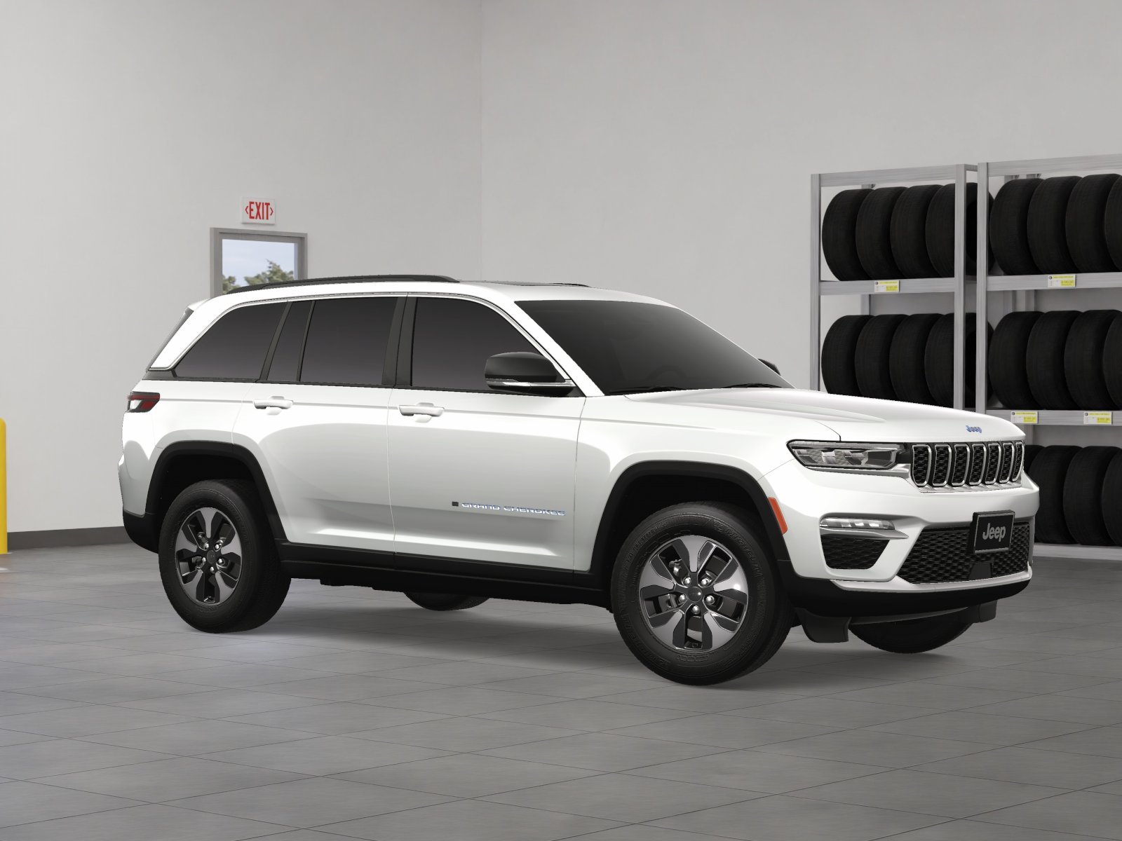 New 2024 Bright White Clearcoat Jeep 4xe image 43