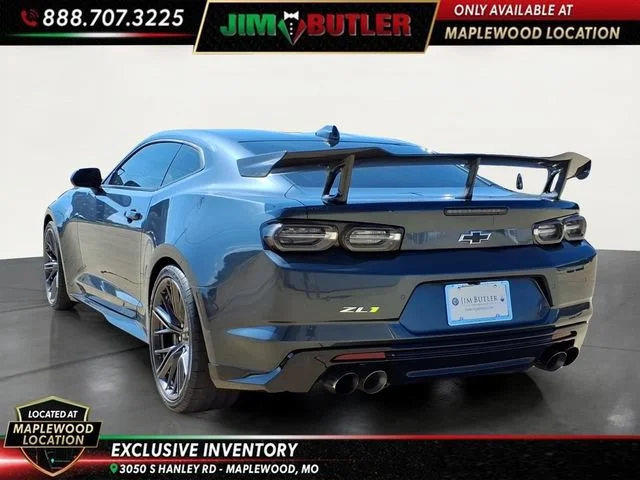 Used 2022 SHADOW GRAY METALLIC Chevrolet ZL1 image 2