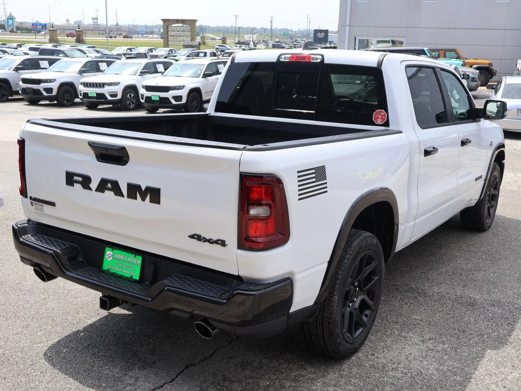 New 2026 Bright White Clear-Coat Exterior Paint RAM Laramie image 5