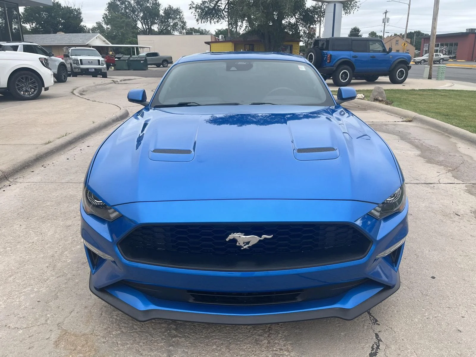 Used 2021 Velocity Blue Metallic Ford EcoBoost image 3