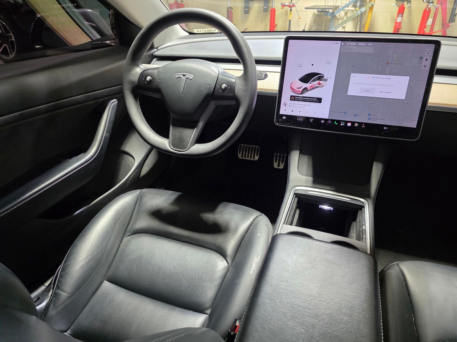 Used 2021 Solid Black Tesla Standard Range Plus image 15