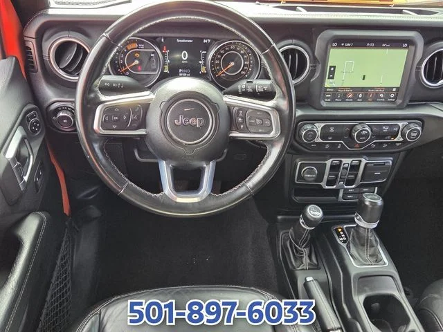 Used 2020 Orange Jeep Unlimited Sahara image 11