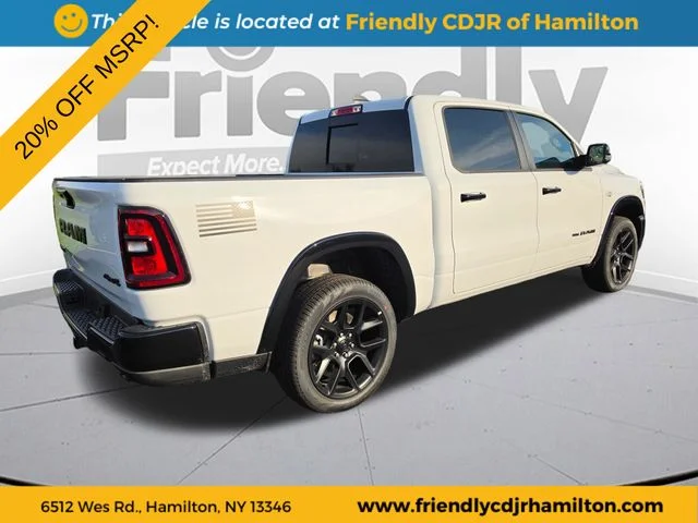 New 2026 Bright White Clear-Coat Exterior Paint RAM Laramie image 5