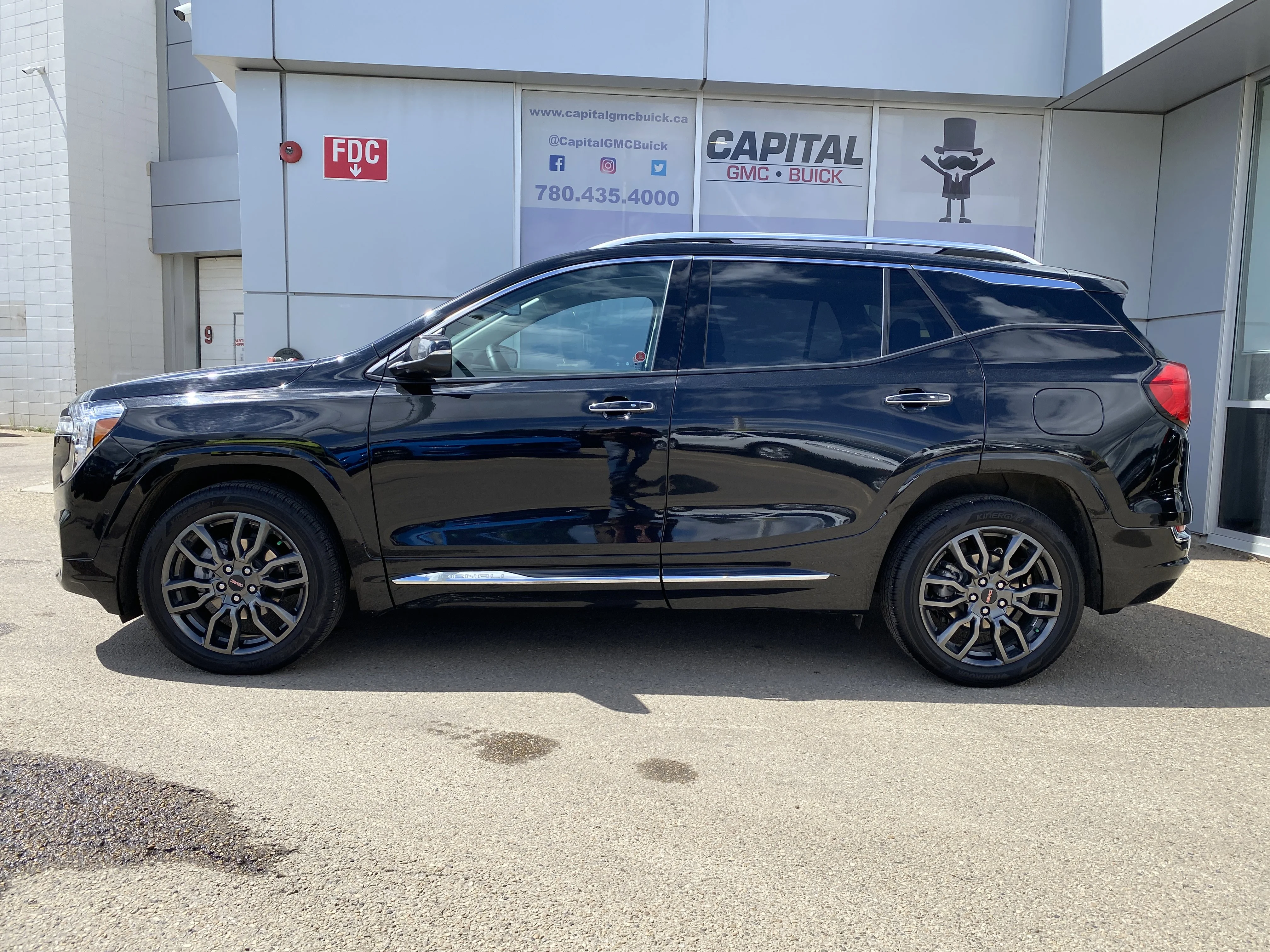 Certified Used 2024 Black GMC Denali AWD image 2