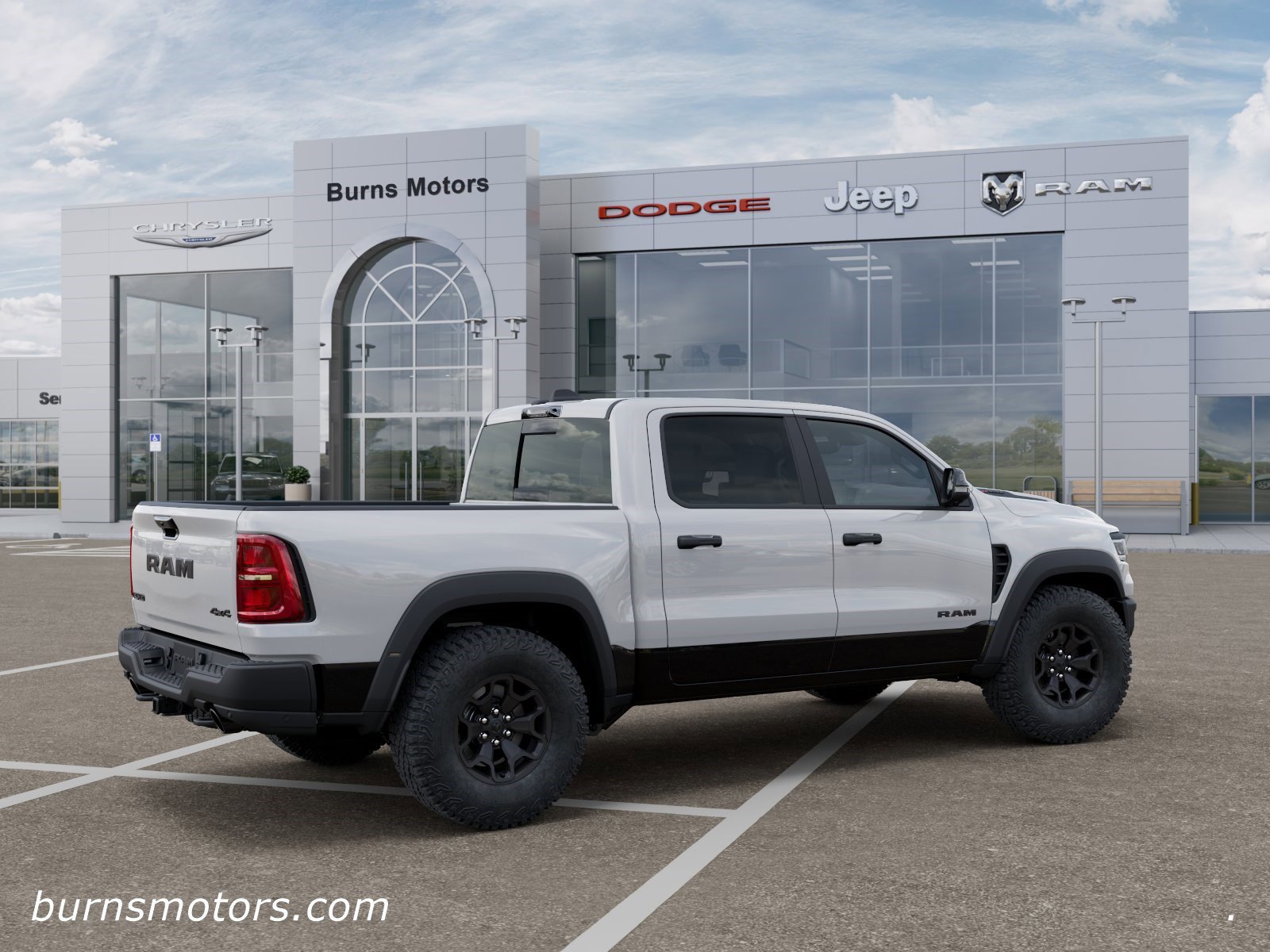New 2026 Bright White Clear-Coat Exterior Paint Ram RHO image 4
