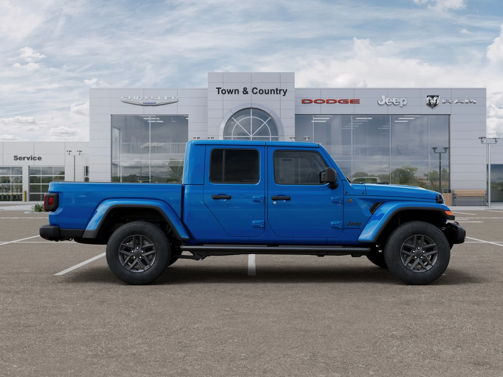 New 2026 Hydro Blue Pearl-Coat Exterior Paint Jeep Sport S image 47