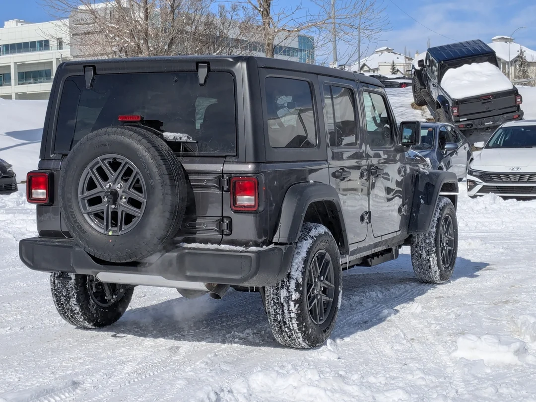 New 2026 Grey Jeep Sport S - - 4x4 - Gorilla Glass - 3-Piece Hardtop - Adaptive Cruise - Remote Start & More! image 8