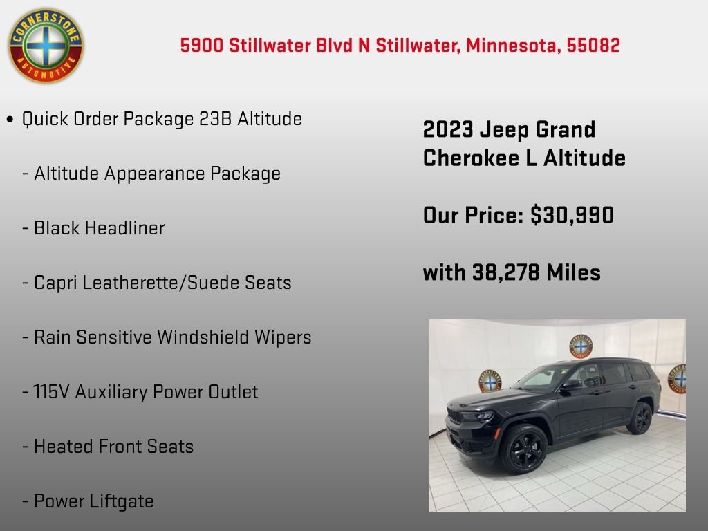 Used 2023 Black Jeep Altitude image 5