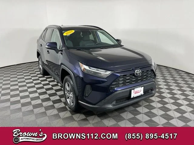 Used 2022 Blue Toyota XLE image 1