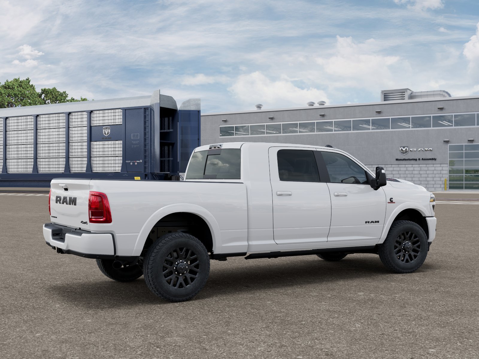 New 2026 Bright White Clear-Coat Exterior Paint RAM Limited image 2