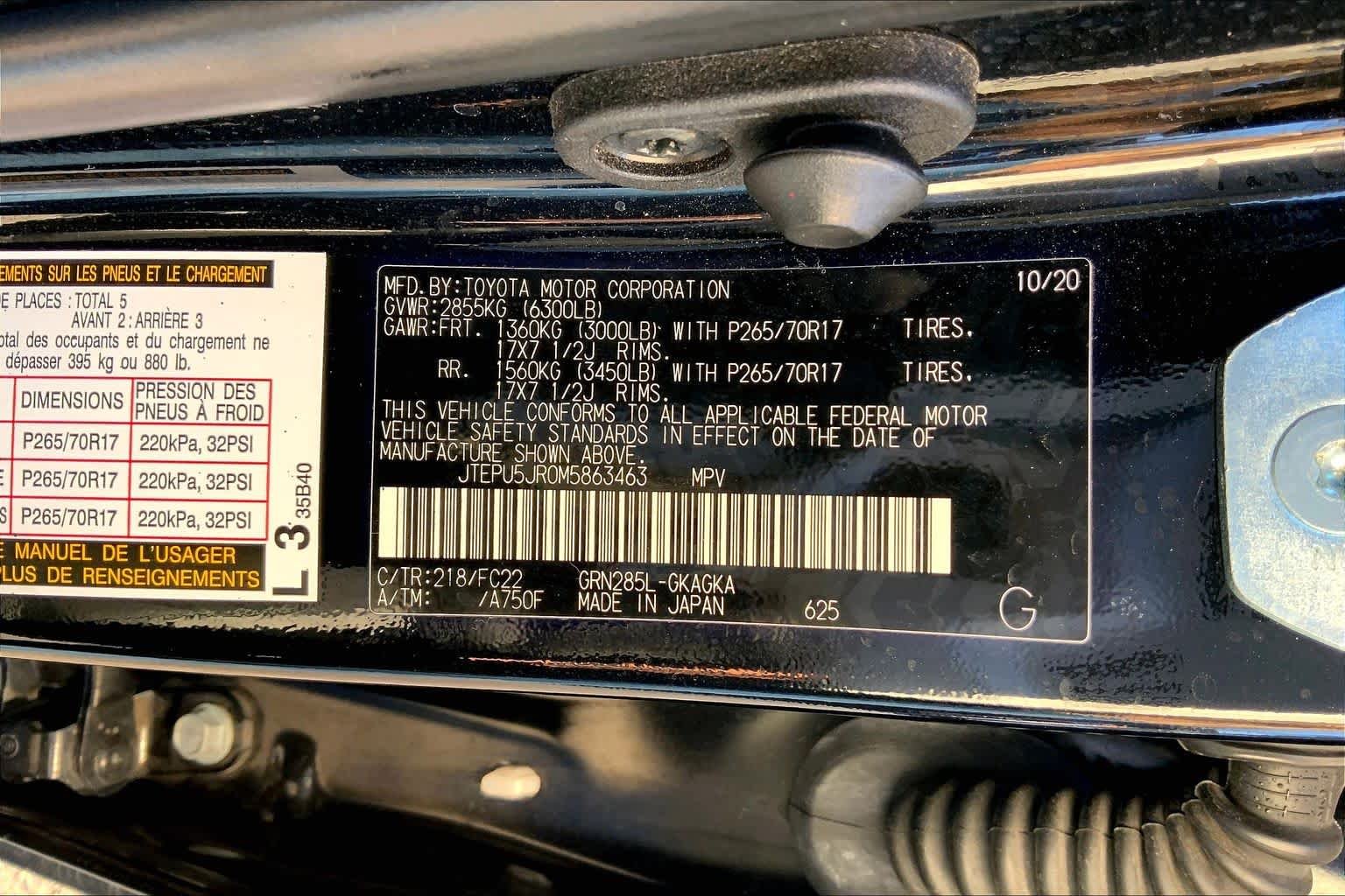 Used 2021 Midnight Black Metallic Toyota TRD Off Road image 34