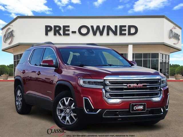 CAYENNE RED TINTCOAT 2021 GMC Acadia SLT FWD SUV / Crossover Front-Wheel Drive 