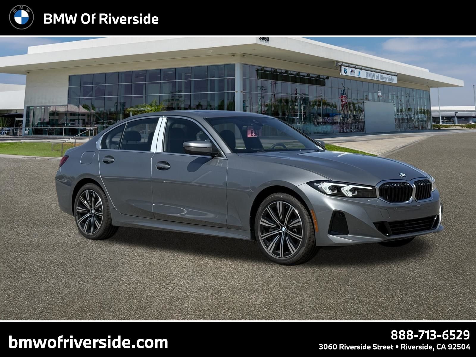 New 2026 Skyscraper Grey Metallic BMW 330i image 1