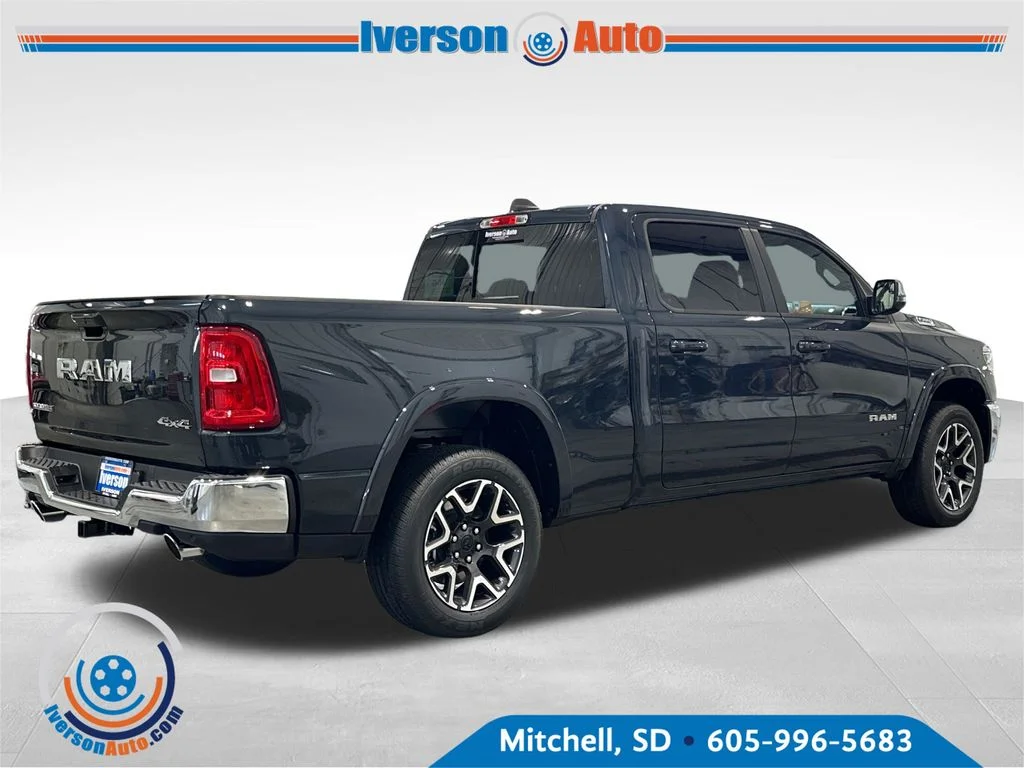 New 2026 Forged Blue Metallic Exterior Paint RAM Laramie image 7
