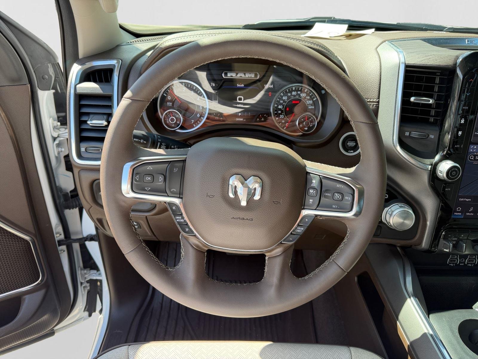 Used 2025 Ivory White Tri-Coat Pearlcoat Ram Laramie image 13
