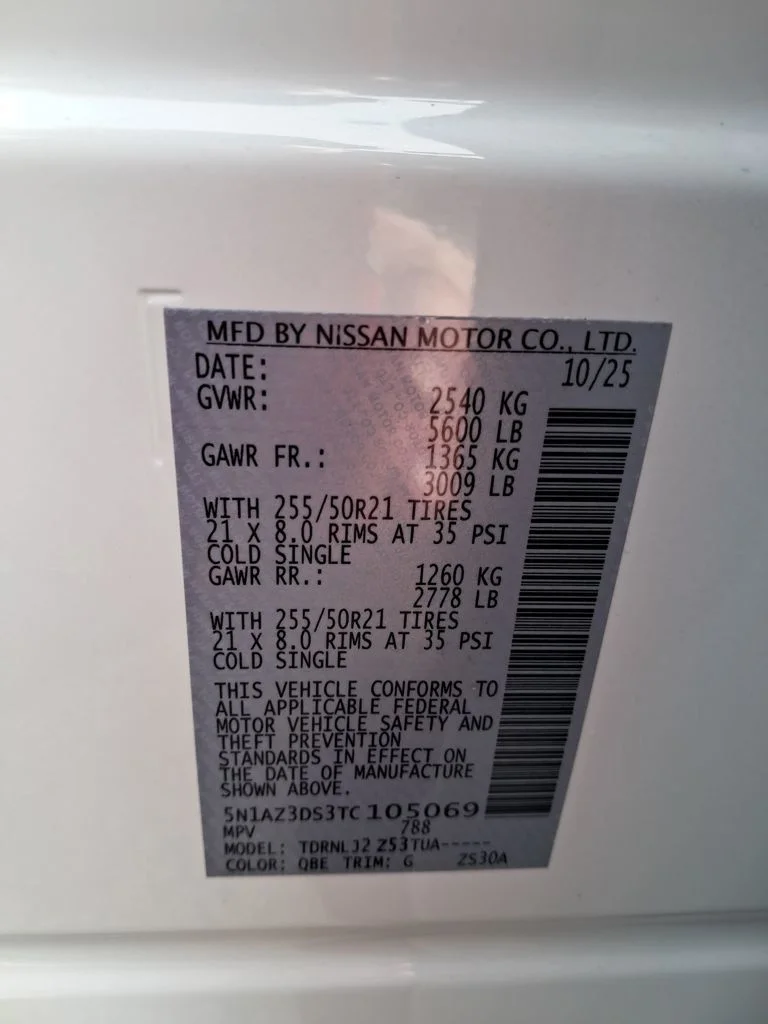 New 2026 White Nissan Platinum image 31