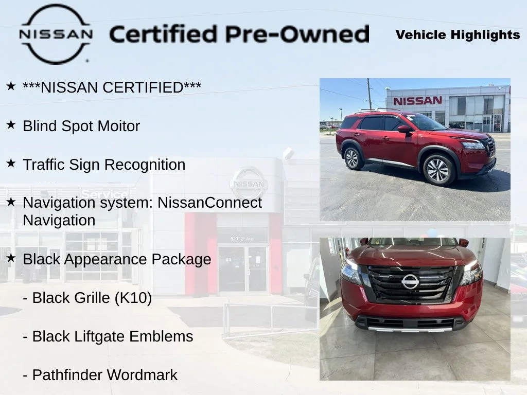 Certified Used 2023 Red Nissan SL image 10