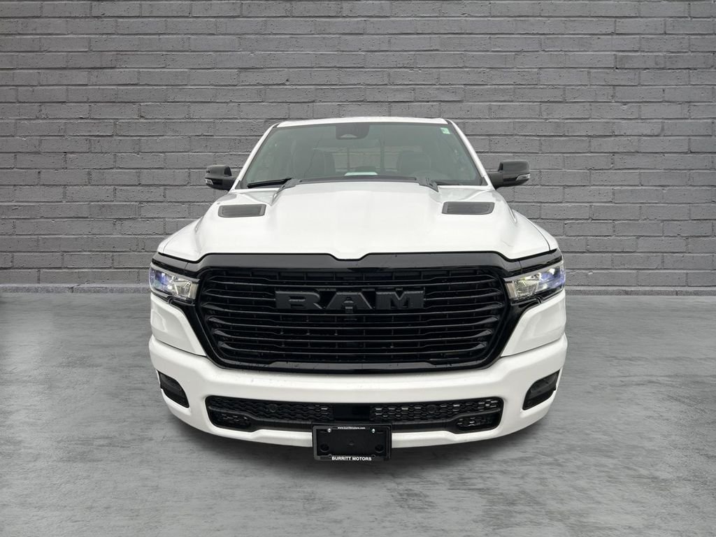 New 2026 Bright White Clear-Coat Exterior Paint RAM Laramie image 2
